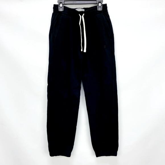 Everlane Womens The Track Jogger Sweatpants Small Black Organic Cotton Terry NWT - Picture 5 of 11